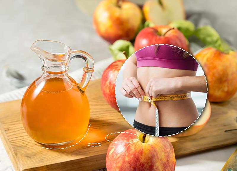 Apple Cider Vinegar Help in Weight Loss